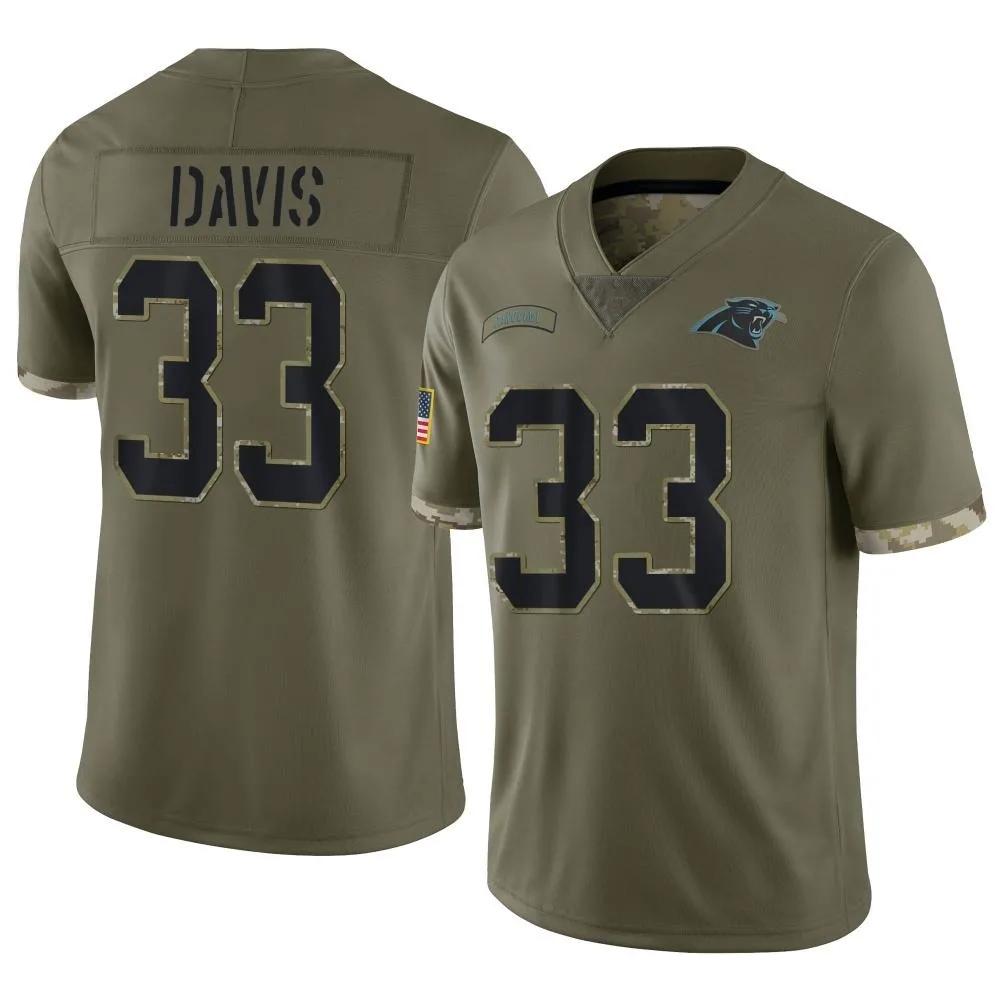 Youth Carolina Panthers Tae Davis Nike 2022 Salute To Service Limited Olive Jersey Youth Carolina Panthers Tae Davis Nike 2022 Salute To Service Limited Olive Jersey