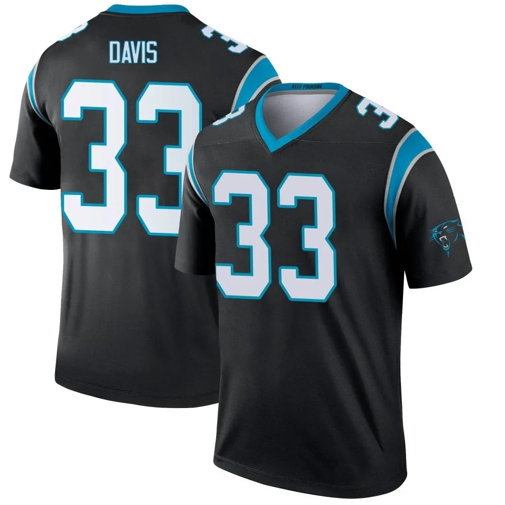 Youth Carolina Panthers Tae Davis Nike Legend Black Jersey Youth Carolina Panthers Tae Davis Nike Legend Black Jersey
