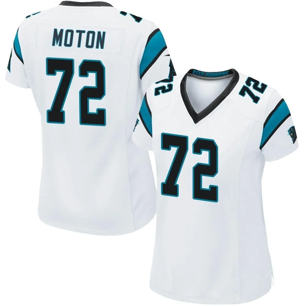 Women's Carolina Panthers Taylor Moton Nike Game White Jersey Women's Carolina Panthers Taylor Moton Nike Game White Jersey