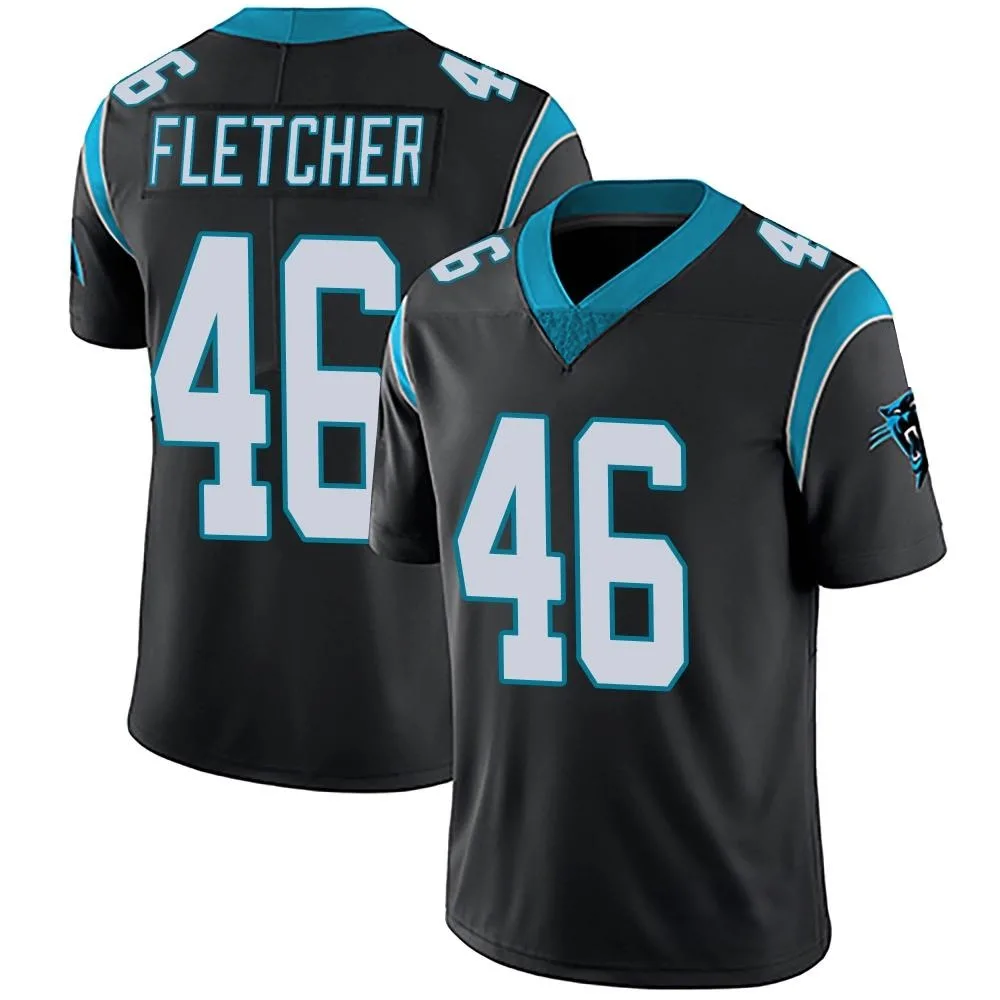 Youth Carolina Panthers Thomas Fletcher Nike Team Color Vapor Untouchable Limited Black Jersey Youth Carolina Panthers Thomas Fletcher Nike Team Color Vapor Untouchable Limited Black Jersey