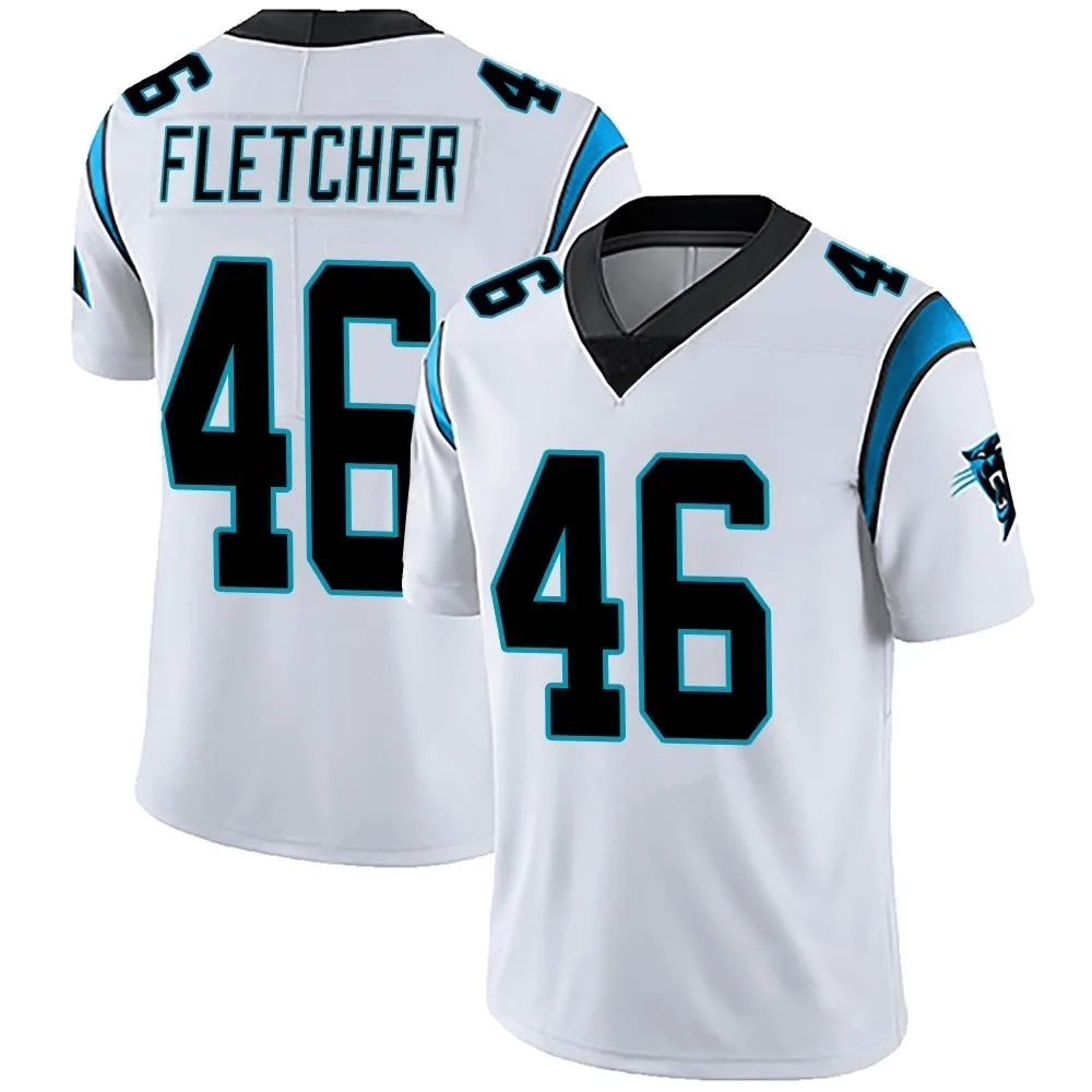 Youth Carolina Panthers Thomas Fletcher Nike Vapor Untouchable Limited White Jersey Youth Carolina Panthers Thomas Fletcher Nike Vapor Untouchable Limited White Jersey
