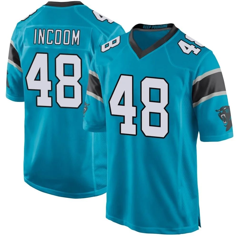 Youth Carolina Panthers Thomas Incoom Nike Alternate Game Blue Jersey Youth Carolina Panthers Thomas Incoom Nike Alternate Game Blue Jersey