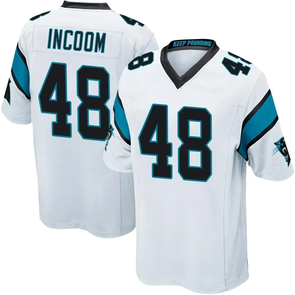 Youth Carolina Panthers Thomas Incoom Nike Game White Jersey Youth Carolina Panthers Thomas Incoom Nike Game White Jersey