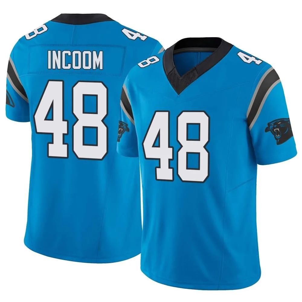 Youth Carolina Panthers Thomas Incoom Nike Vapor F.U.S.E. Limited Blue Jersey Youth Carolina Panthers Thomas Incoom Nike Vapor F.U.S.E. Limited Blue Jersey