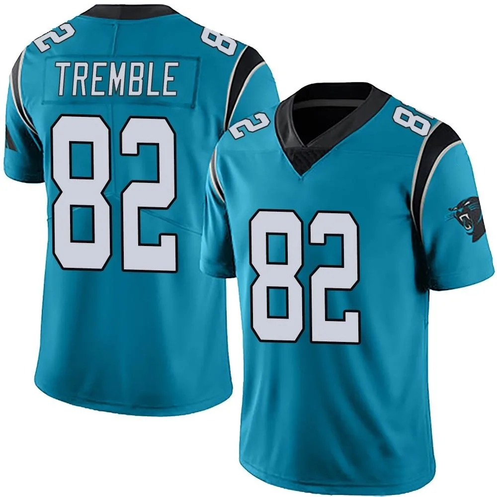 Men's Carolina Panthers Tommy Tremble Nike Alternate Vapor Untouchable Limited Blue Jersey Men's Carolina Panthers Tommy Tremble Nike Alternate Vapor Untouchable Limited Blue Jersey