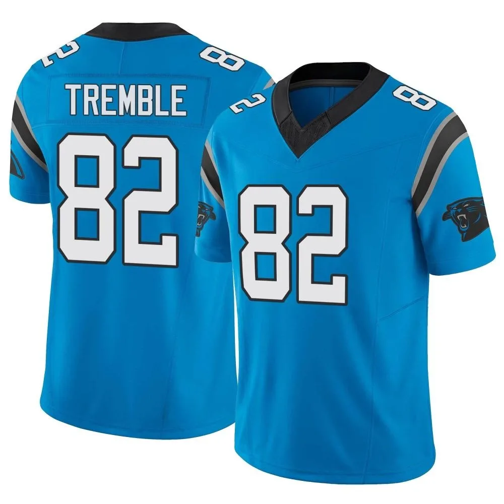 Men's Carolina Panthers Tommy Tremble Nike Vapor F.U.S.E. Limited Blue Jersey Men's Carolina Panthers Tommy Tremble Nike Vapor F.U.S.E. Limited Blue Jersey