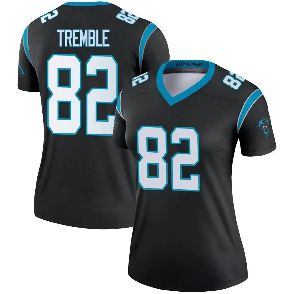 Women's Carolina Panthers Tommy Tremble Nike Legend Black Jersey Women's Carolina Panthers Tommy Tremble Nike Legend Black Jersey