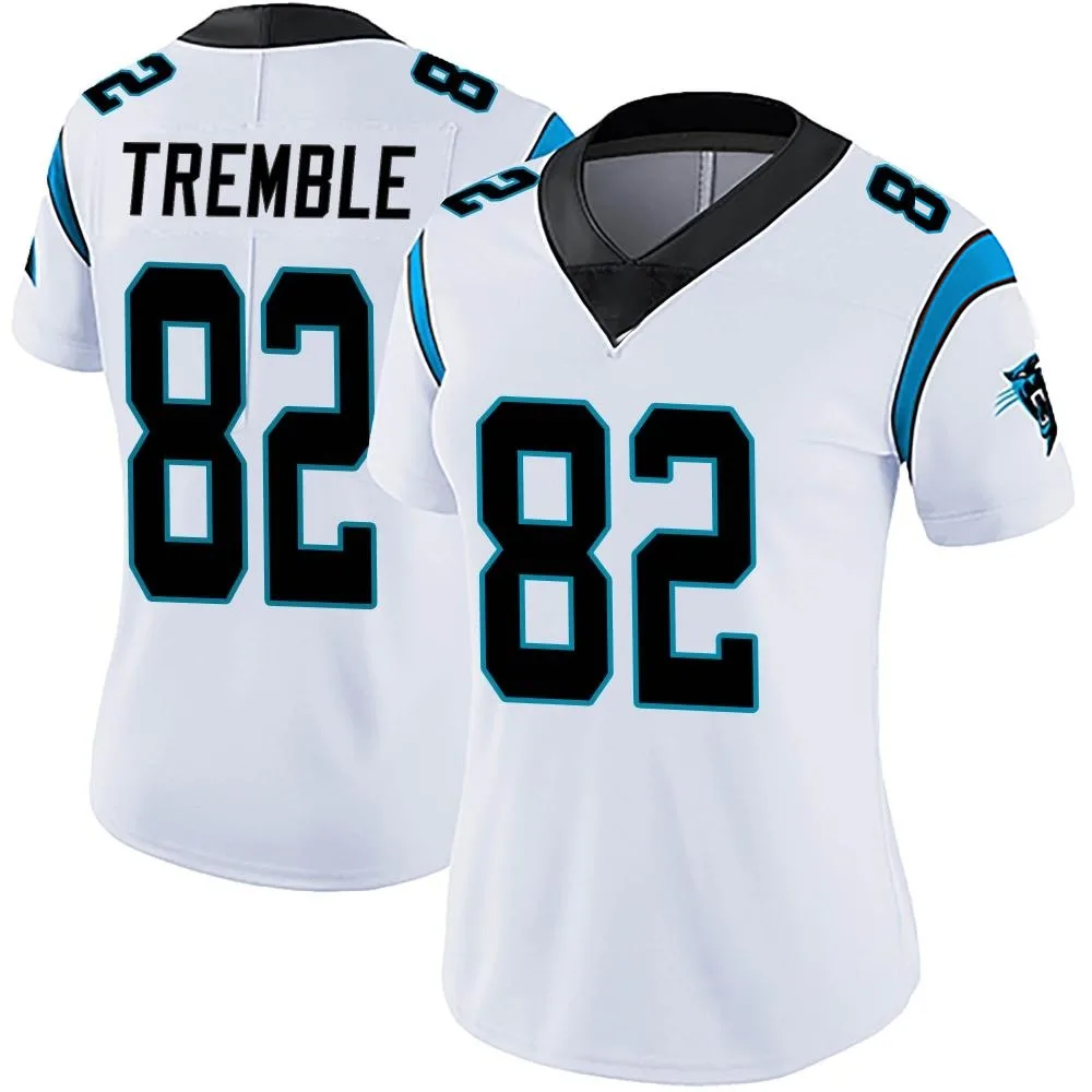 Women's Carolina Panthers Tommy Tremble Nike Vapor Untouchable Limited White Jersey Women's Carolina Panthers Tommy Tremble Nike Vapor Untouchable Limited White Jersey