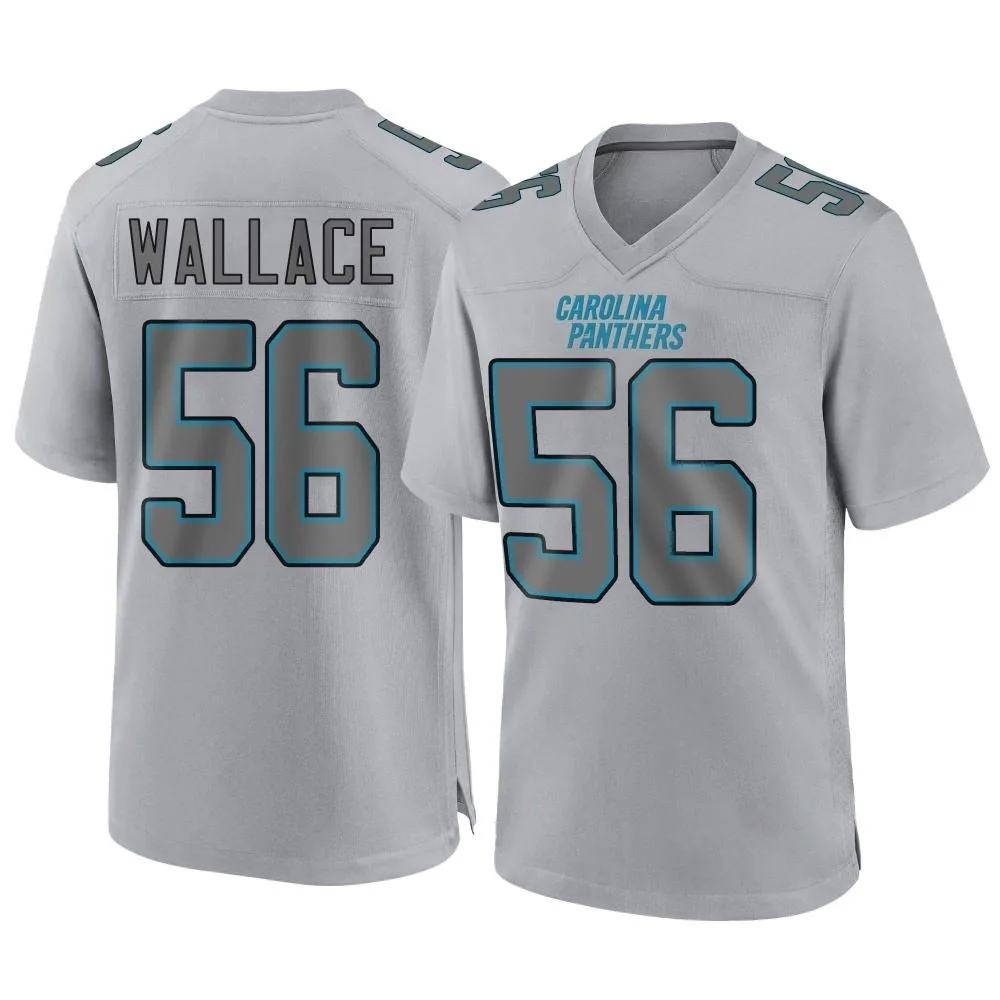Youth Carolina Panthers Trevin Wallace Nike Atmosphere Fashion Game Gray Jersey Youth Carolina Panthers Trevin Wallace Nike Atmosphere Fashion Game Gray Jersey