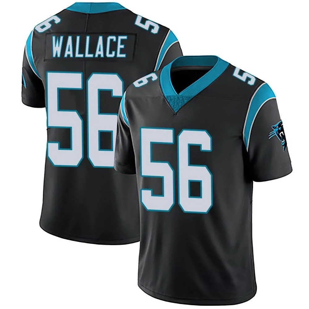 Youth Carolina Panthers Trevin Wallace Nike Team Color Vapor Untouchable Limited Black Jersey Youth Carolina Panthers Trevin Wallace Nike Team Color Vapor Untouchable Limited Black Jersey