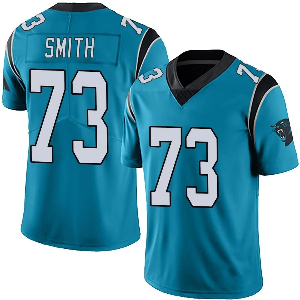Men's Carolina Panthers Tyler Smith Nike Alternate Vapor Untouchable Limited Blue Jersey Men's Carolina Panthers Tyler Smith Nike Alternate Vapor Untouchable Limited Blue Jersey