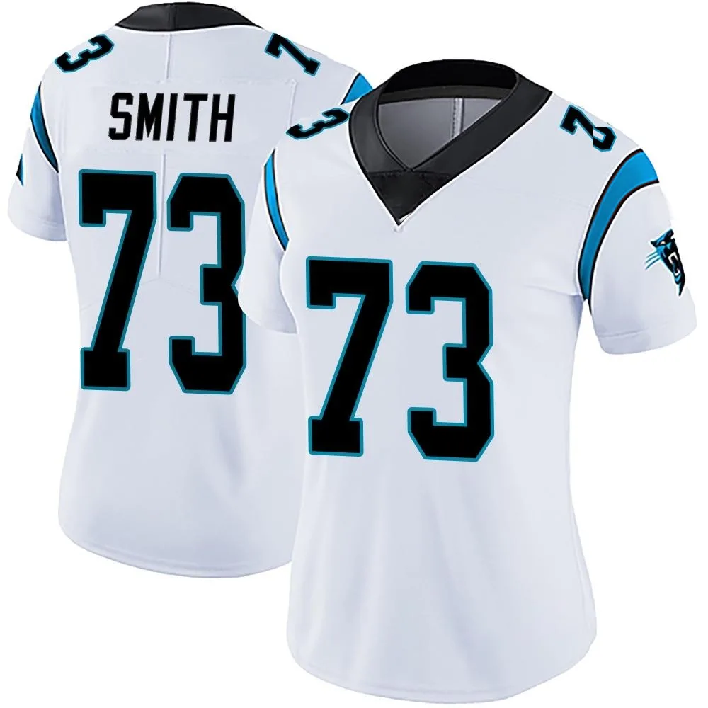Women's Carolina Panthers Tyler Smith Nike Vapor Untouchable Limited White Jersey Women's Carolina Panthers Tyler Smith Nike Vapor Untouchable Limited White Jersey