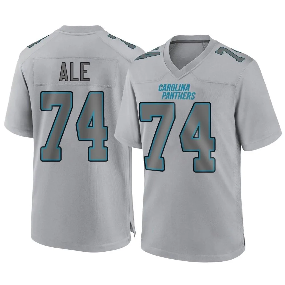 Men's Carolina Panthers Ulumoo Ale Nike Atmosphere Fashion Game Gray Jersey Men's Carolina Panthers Ulumoo Ale Nike Atmosphere Fashion Game Gray Jersey