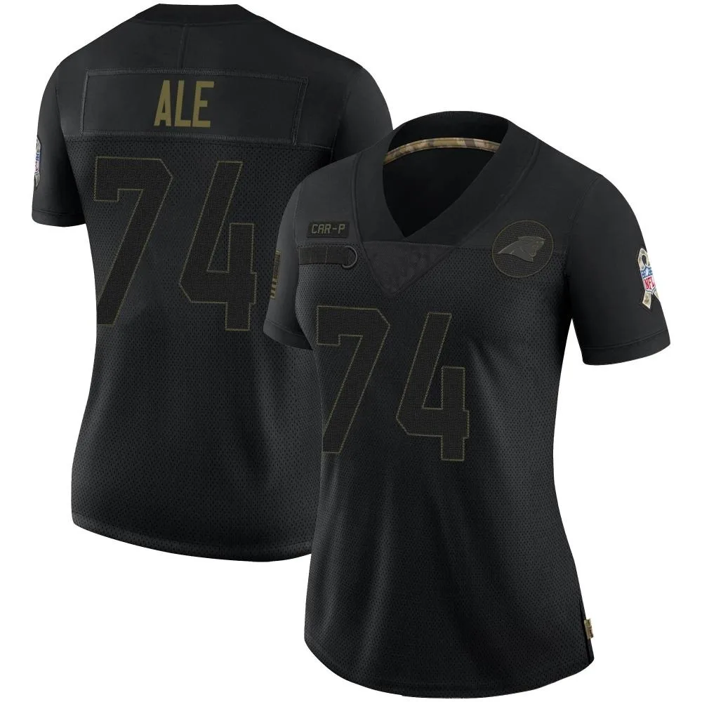 Women's Carolina Panthers Ulumoo Ale Nike 2020 Salute To Service Limited Black Jersey Women's Carolina Panthers Ulumoo Ale Nike 2020 Salute To Service Limited Black Jersey