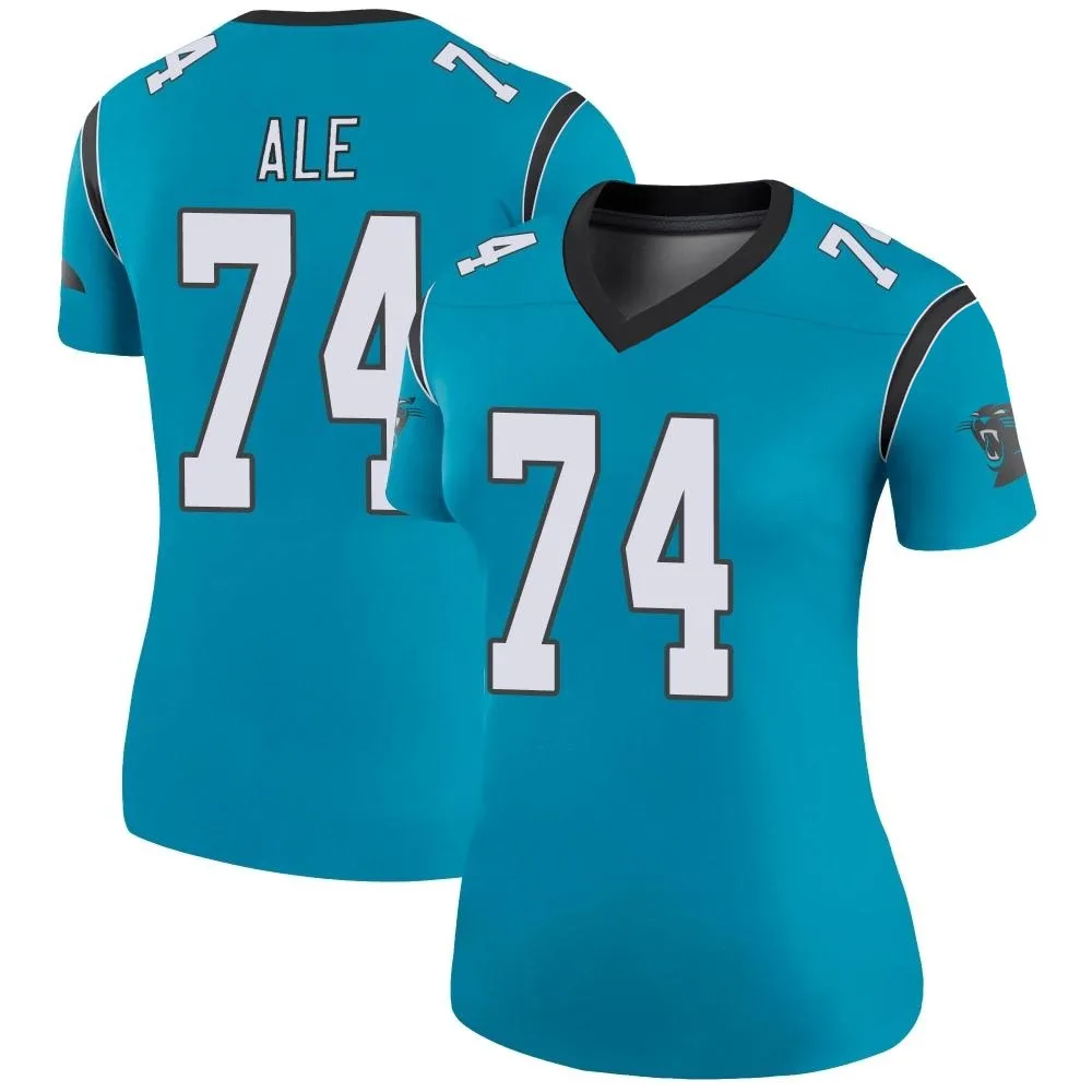 Women's Carolina Panthers Ulumoo Ale Nike Color Rush Legend Blue Jersey Women's Carolina Panthers Ulumoo Ale Nike Color Rush Legend Blue Jersey