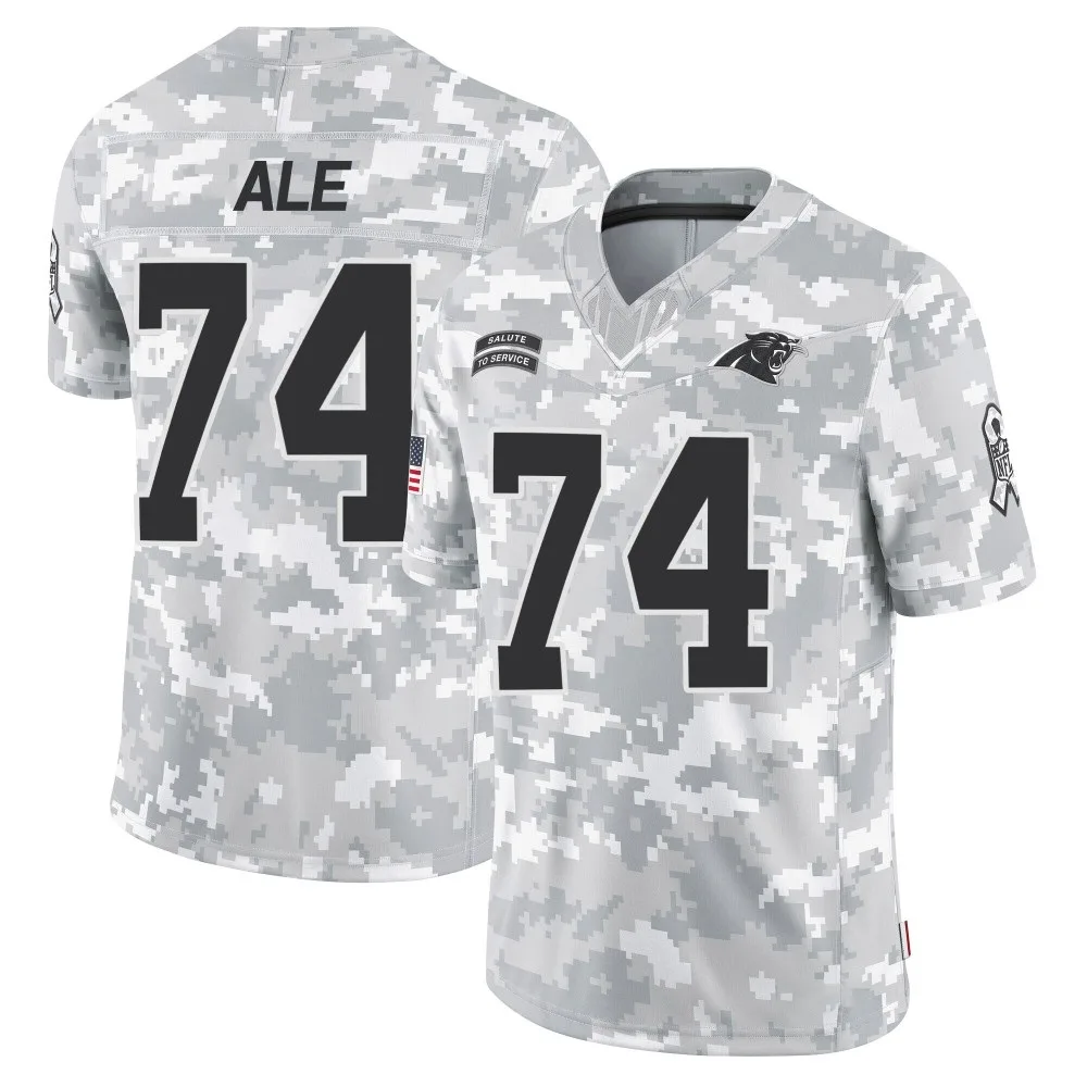 Youth Carolina Panthers Ulumoo Ale Nike 2024 Salute to Service Limited Arctic Camo Jersey Youth Carolina Panthers Ulumoo Ale Nike 2024 Salute to Service Limited Arctic Camo Jersey