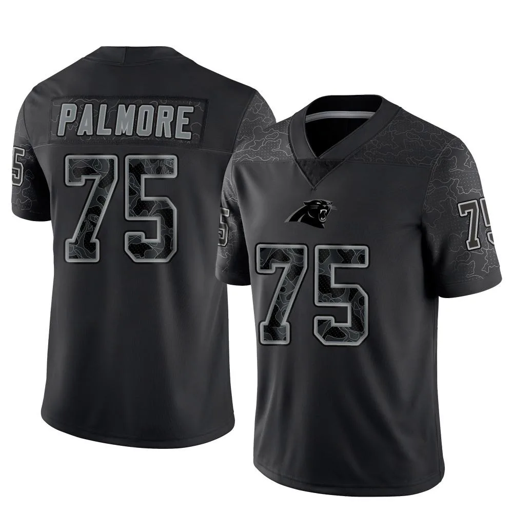 Men's Carolina Panthers Walter Palmore Nike Reflective Limited Black Jersey Men's Carolina Panthers Walter Palmore Nike Reflective Limited Black Jersey