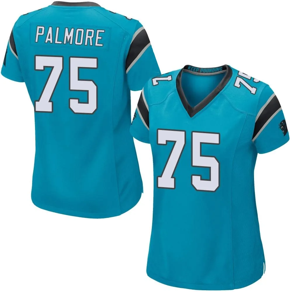 Women's Carolina Panthers Walter Palmore Nike Alternate Game Blue Jersey Women's Carolina Panthers Walter Palmore Nike Alternate Game Blue Jersey