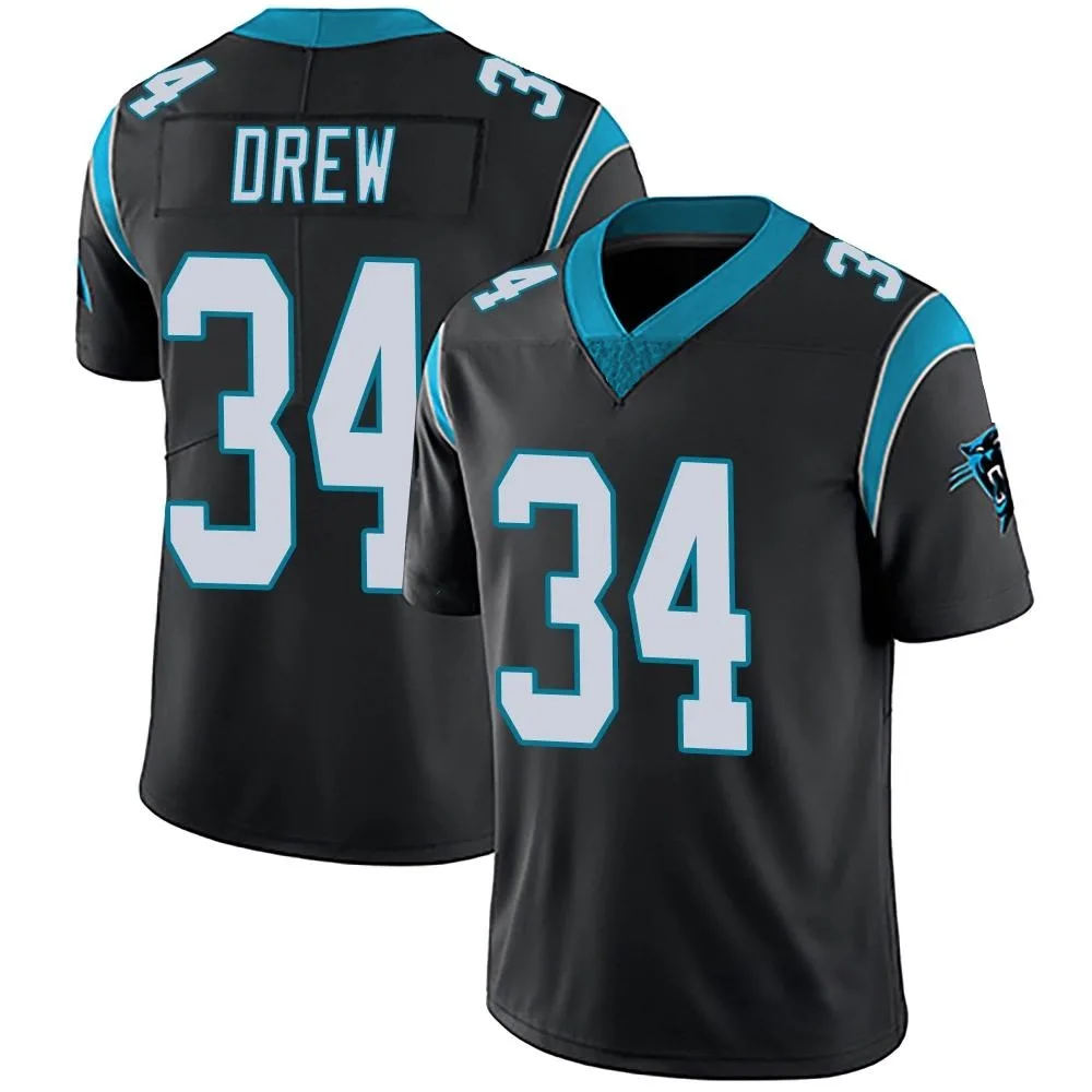 Youth Carolina Panthers Willie Drew Nike Team Color Vapor Untouchable Limited Black Jersey Youth Carolina Panthers Willie Drew Nike Team Color Vapor Untouchable Limited Black Jersey