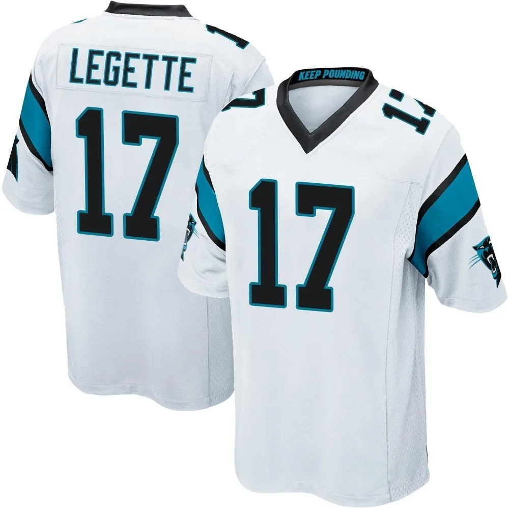 Youth Carolina Panthers Xavier Legette Nike Game White Jersey Youth Carolina Panthers Xavier Legette Nike Game White Jersey