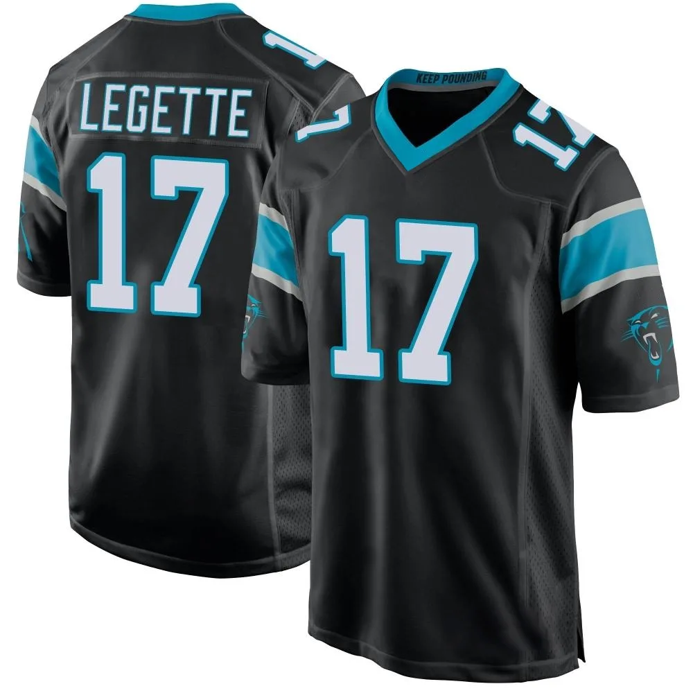 Youth Carolina Panthers Xavier Legette Nike Team Color Game Black Jersey Youth Carolina Panthers Xavier Legette Nike Team Color Game Black Jersey