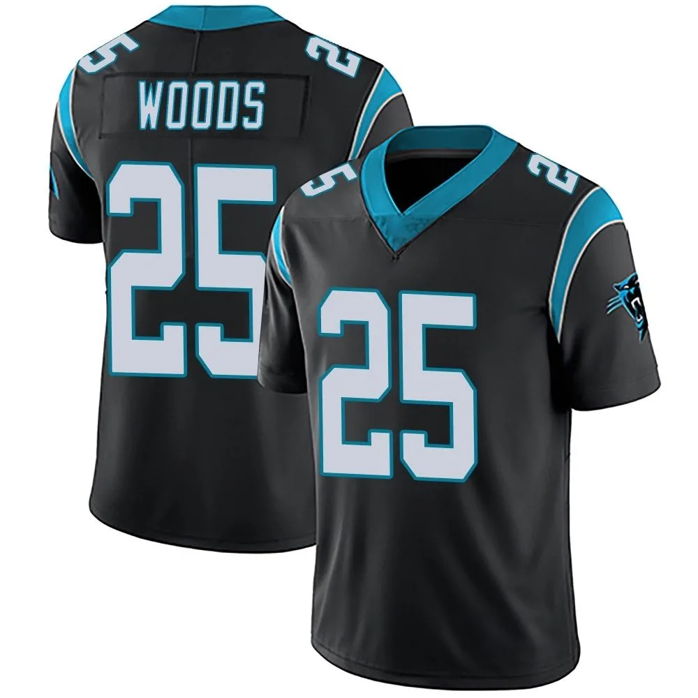 Men's Carolina Panthers Xavier Woods Nike Team Color Vapor Untouchable Limited Black Jersey Men's Carolina Panthers Xavier Woods Nike Team Color Vapor Untouchable Limited Black Jersey