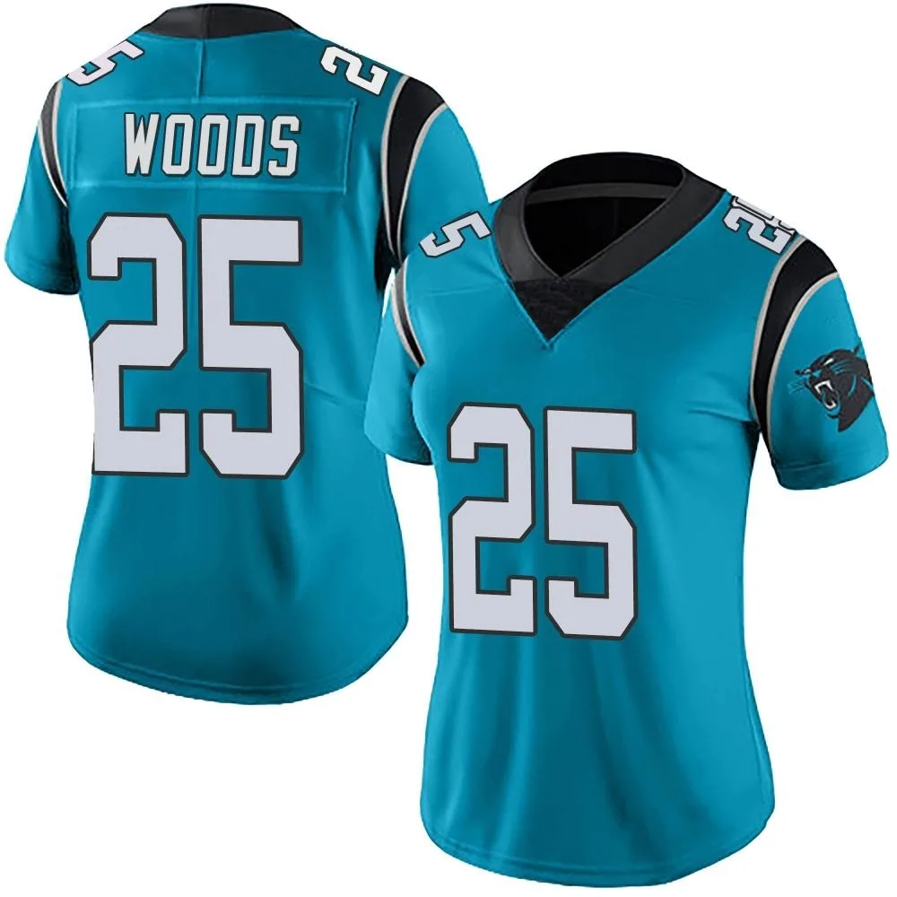 Women's Carolina Panthers Xavier Woods Nike Alternate Vapor Untouchable Limited Blue Jersey Women's Carolina Panthers Xavier Woods Nike Alternate Vapor Untouchable Limited Blue Jersey