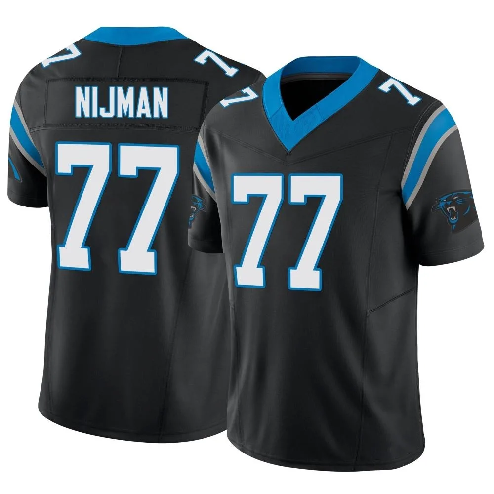Men's Carolina Panthers Yosh Nijman Nike Vapor F.U.S.E. Limited Black Jersey Men's Carolina Panthers Yosh Nijman Nike Vapor F.U.S.E. Limited Black Jersey