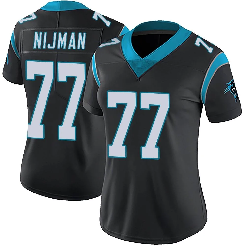 Women's Carolina Panthers Yosh Nijman Nike Team Color Vapor Untouchable Limited Black Jersey Women's Carolina Panthers Yosh Nijman Nike Team Color Vapor Untouchable Limited Black Jersey